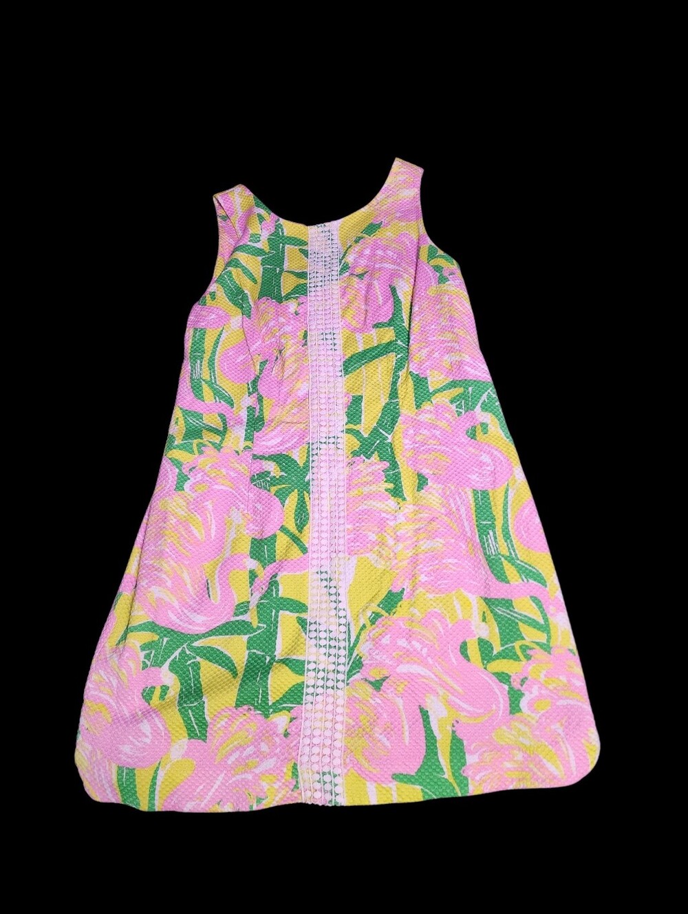 Lilly Pulitzer Rare Size 18 XxL Bright Floral Shift Dress New No Tags.